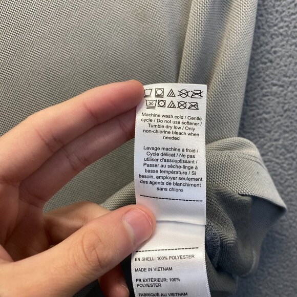 UNTUCKit Polo Shirt Mens Size XXXLarge Short Sleeve Gray Pocket Golf Tennis - Picture 8 of 12